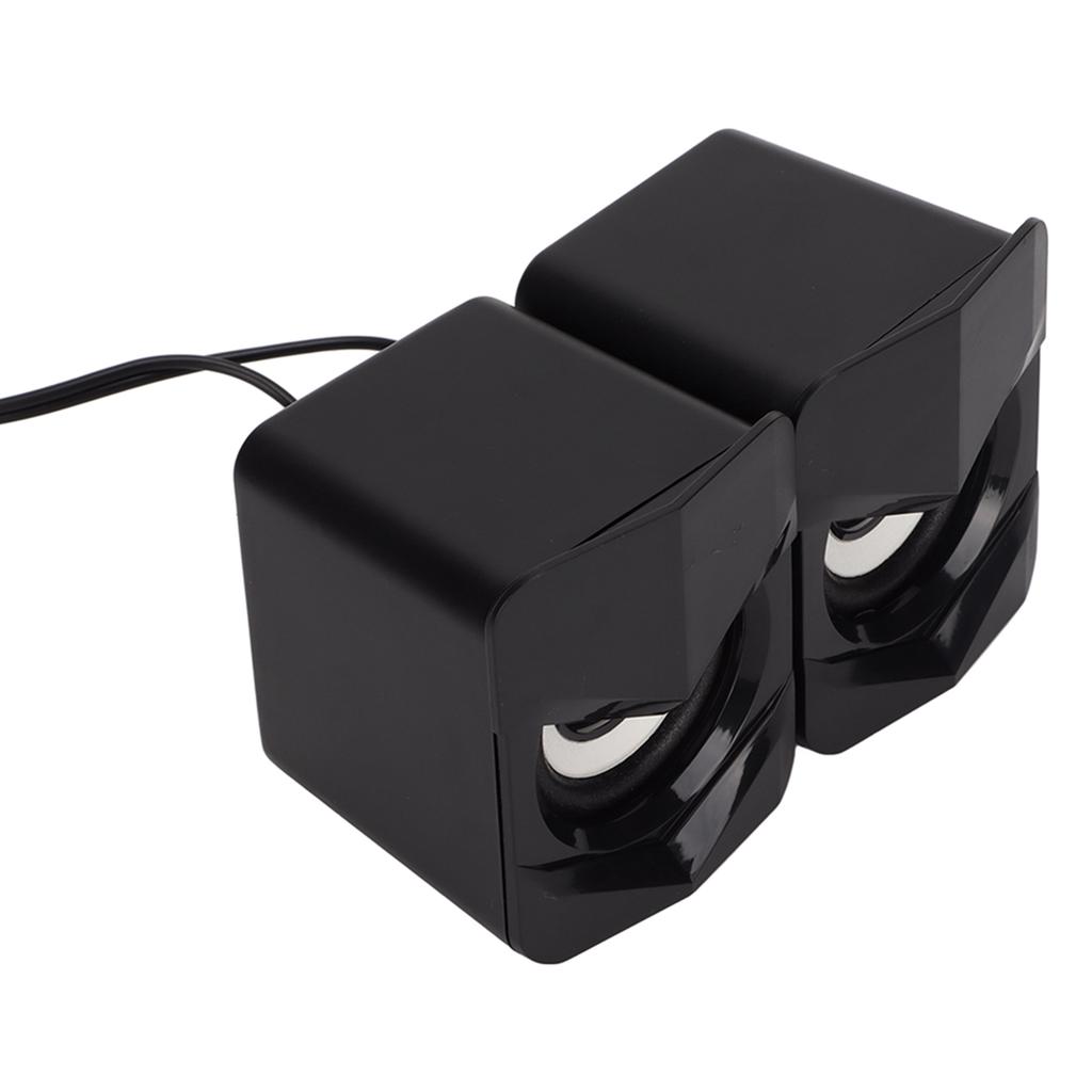 Desktop Speaker USB Powered Heavy Subwoofer Desktop LED Speaker for PalyStation4 Home Computer Laptop