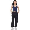 UNIQLO Solid Color Loose Wide Leg Casual Pants Women bottoms Black 464888-09