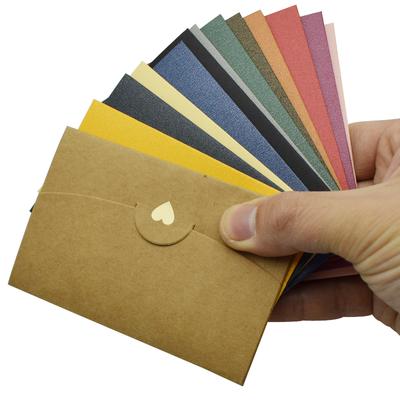 20pcs Mini Paper Envelopes Small Greeting Card Name Card Envelope for Letter Wedding Invitation