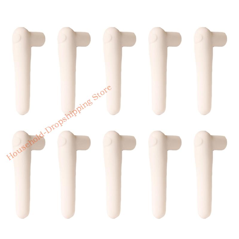 10 Elastomer Handle Canopies Against Fixed Not Slip Protectors For Office Homehealthcare Use 85AD