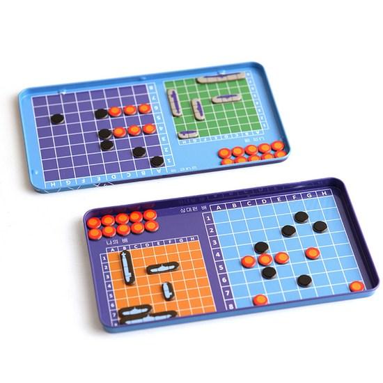 Brainteasers Purple Cow Magnetic Battlefleet Board Game, popular Korean game