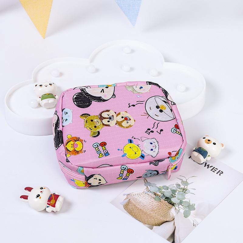 Waterproof Mouse Sanitary Pad Storage Bag For Travel Girls