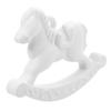 1Pcs Rocking Horse Cake Ornament White Baking Decoration Home Crafts Decorative Dessert Decor Cake Ornaments Horse Ornaments