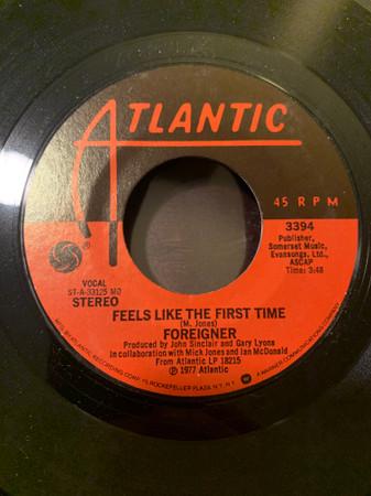 

7inch Record FOREIGNER - Feels Like The First Time 3394 Atlantic 1977 US Rock Used