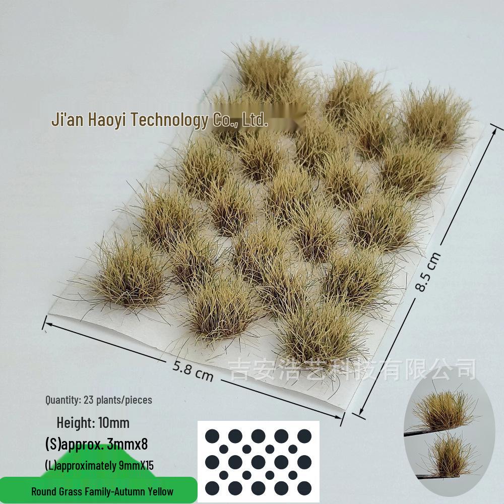 10mm23 Tufts of Seasonal Grass for Miniature Dioramas and Models