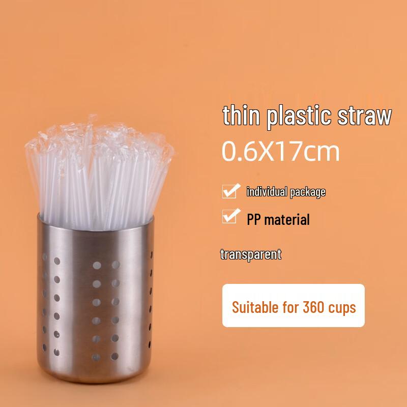 

WS Disposable Plastic Straws