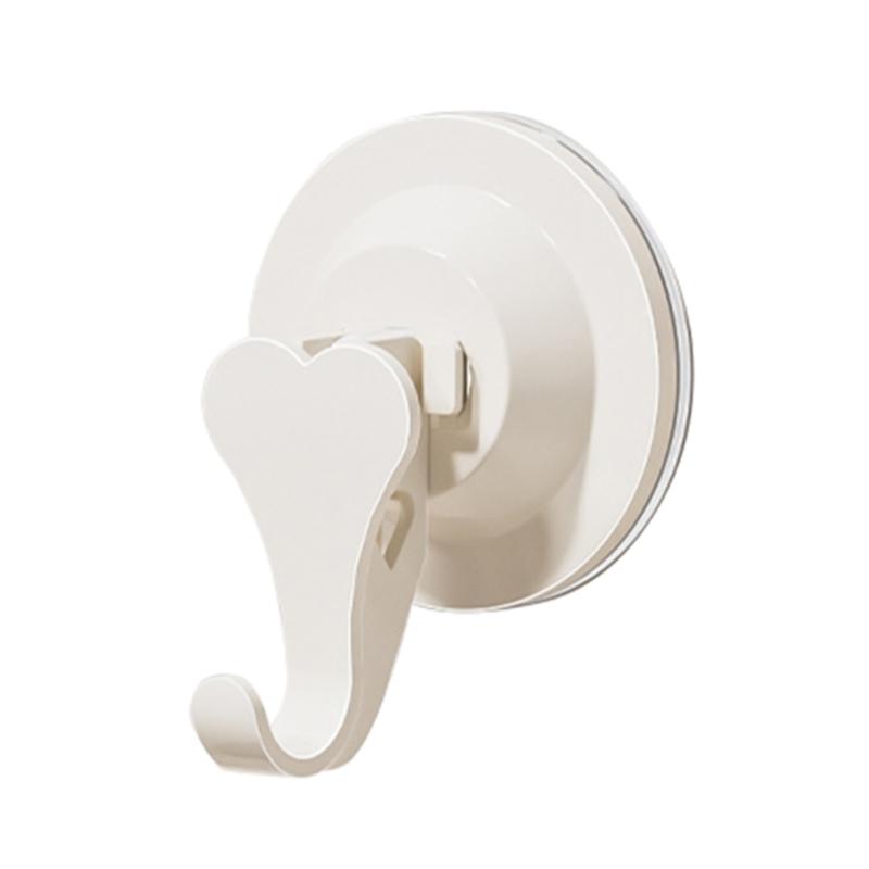 Stable Suction Cup Hook for Storage Not Drill Installation ABS Wall Hook Vacuum Suction Hook Simple Install for Home
