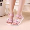 Girls' Sandals Gladiator Flowers Sweet Soft Children's Beach Shoes Kids Summer Floral Sandals Princess Cute