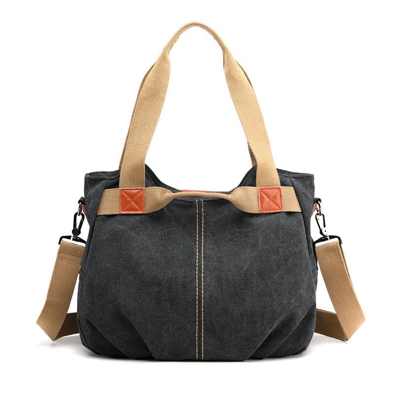 Shoulder Bag 6 Colors Simple Design Women Fashion Casual Large Capacity Denim Shoulder Crossbody Bag