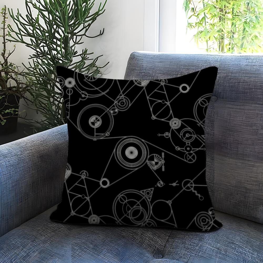 anime S-Steins Gate Cushion Cover Comfortable Reversible Pillow Cover Ideal for Car Sofa Bedroom & Beyond
