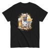 Lustiges Französische Bulldogge Bierliebhaber T-Shirt Niedlicher Welpe Strand Sonne Kunst