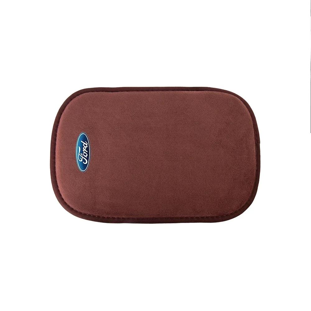 Samolepka na auto 2026 Ford Nový 2025 Horké Autopříslušenství Semišový Podložka na Loketní Opěrku Ochranný Polštářek na Loketní Opěrku Pro Ford Fiesta Focus 2 Mk3 Mon