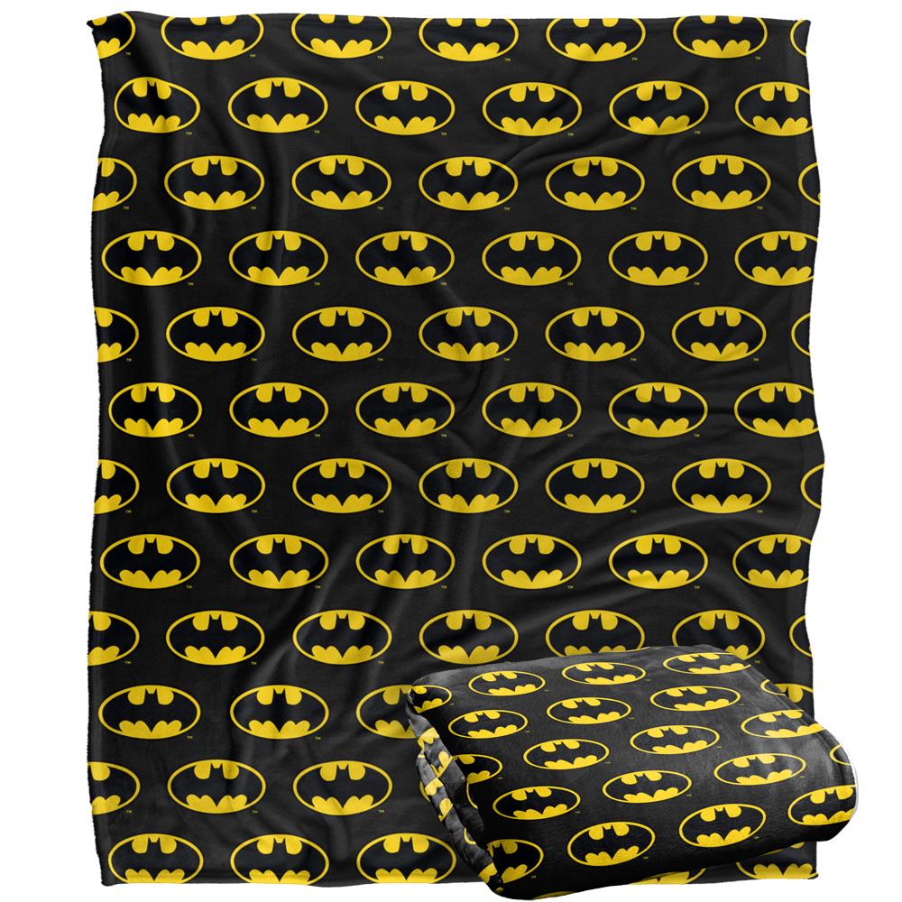 Batman All Over Logo Blanket
