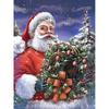 DIY Santa Claus 5D Diamond Painting Full Round Drill Snowman Mosaic Diamond Embroidery Cross Stitch Home Decor Christmas Gift
