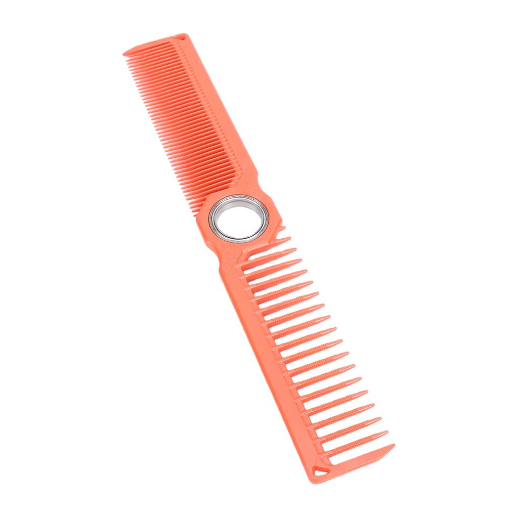 Rotating Hair Cutting Comb Barber Comb Professional Hairdressing Tool for Stylists with Dual Teeth