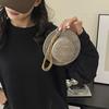 Denim Mini Hat Shape Wallet Portable Money Pouch Cute Novelty Headphone Bag with Hand-Held Strap Keychain Bag Decor Pendant Bag