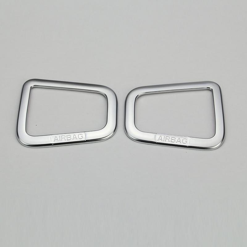 Chrome Interior Accessory Dashboard Air Outlet Sticker For Land Rover Discovery 4 LR4 2009-2016,Car Styling