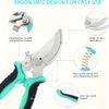 1PC Easy-Cut Garden Shears with Spring Action, Comfort Grip & Precision Sharp Blades for Effortless Branch Trimming