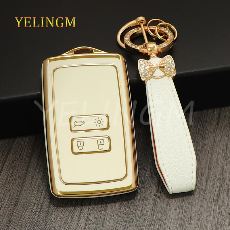 4 Button Car Key Case Cover For Renault Koleos Kadjar Scenic Megane Sandero Espace Clio Captur Kangoo Laguna Talisman Twingo