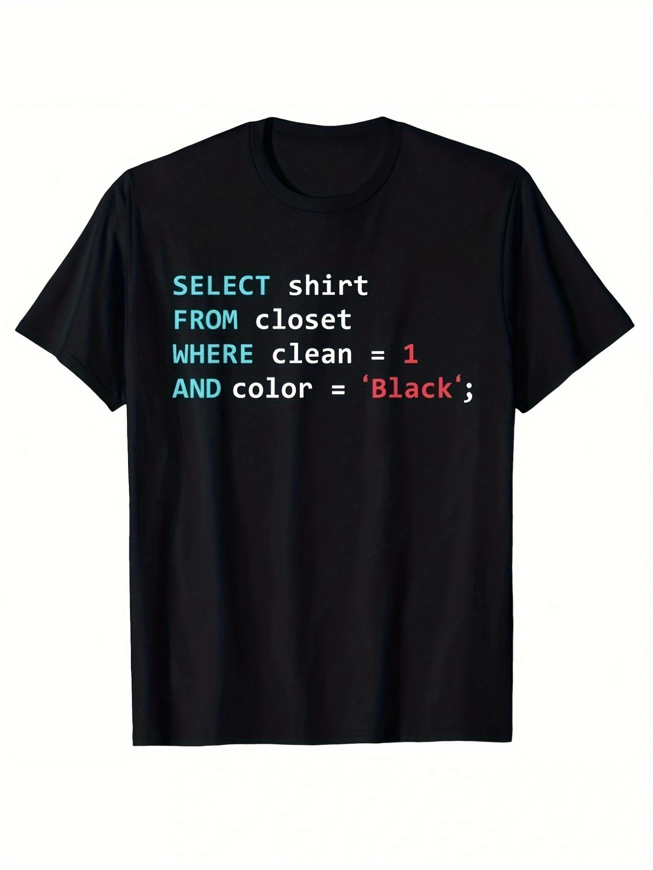T-Shirt y2k s Programming T Black/Blue 3XL