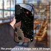 Premium Tempered Glass Phone Case for Galaxy S20, S21, S22, S23, S24, S25 Series (FE, Ultra, Plus) — Cat & Starry Sky Theme.