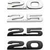 3D Metal 2.0 2.5 Logo Letters Car Fender Emblem Trunk Badge GT 5 6 626 CX5 CX7 MX5 2.0 2.5 Sticker Accessories