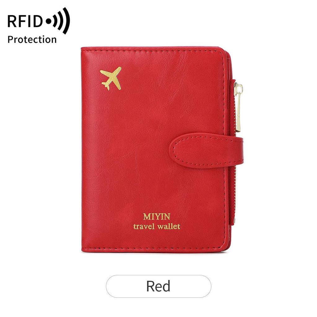 Sac à Passeport RFID Transfrontalier: Porte-documents de voyage polyvalent avec design d'avion