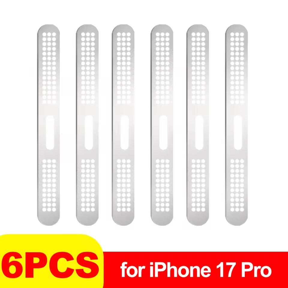 2/10PCS Metal Speaker Dust Sticker for IPhone 17 Pro Max Air 17PM 17Pro Speaker Protective Cover Mesh Dustproof Net For iPhone17