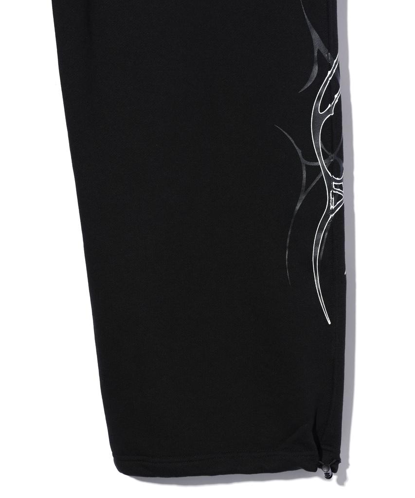 Nagwonpeongkeu Side Line Graphic Jogger Pants [Black]