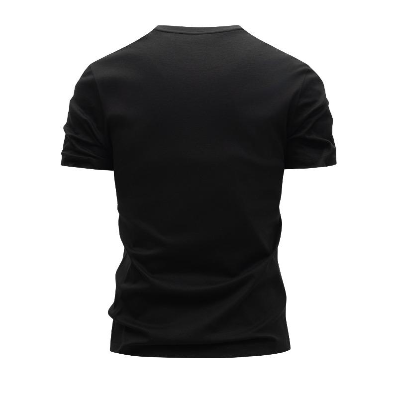 Europäische Größen Herren T-Shirt, Sommer Kurzarm Slim Fit Rundhals Oberteil, Trendige Mode Jugend Täglich Lässig Vielseitig Atmungsaktiv Feuchtigkeitsableitend