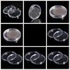Coin Protector 10Pcs Clear Transparent Plastic Round Display Case Capsule Collecting Storage Box Holder