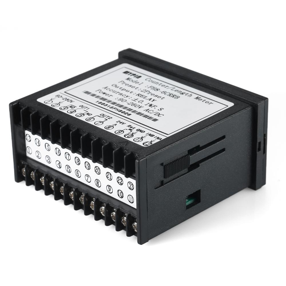 Cheap Multi-functional Dual LED Display Digital Counter 90~265V AC/DC ...
