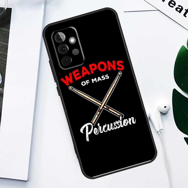 Drum Drummer Music DJ For Samsung Galaxy A13 A53 A33 A54 A34 A14 A55 A35 A15 A05 A06 A16 A22 A32 A52 Phone Case