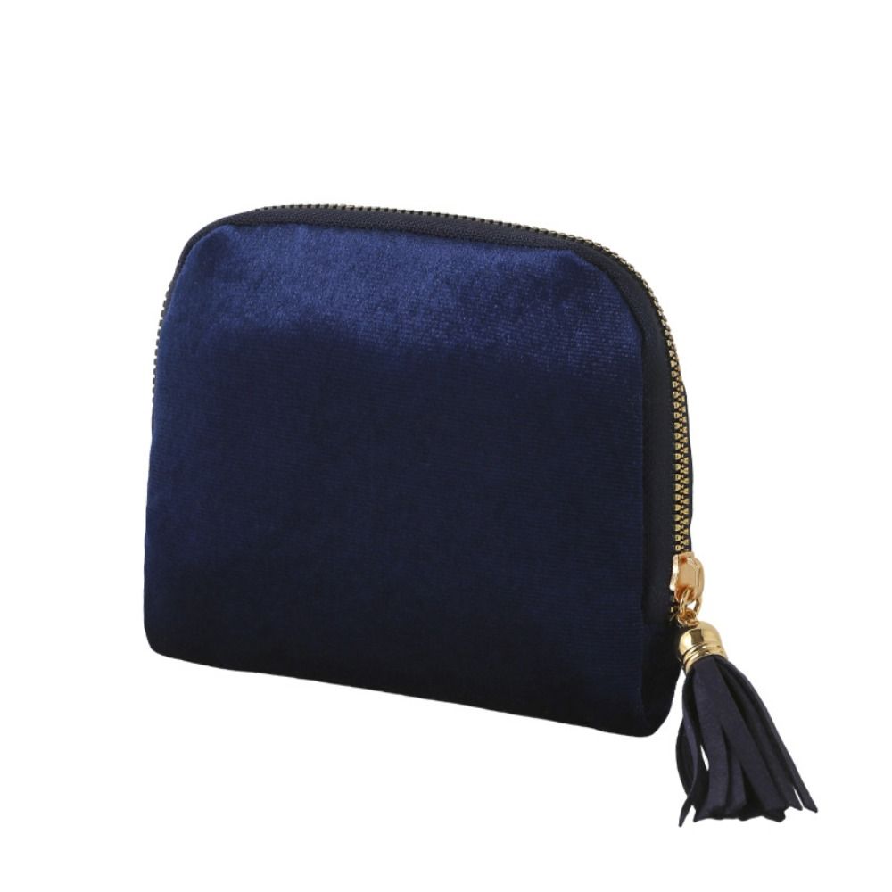 Creative Gift with Zipper Jewelry Storage Bag Velvet Portable Jewelry Organizer Multifunctional Anti-Scratch Jewelry Bag