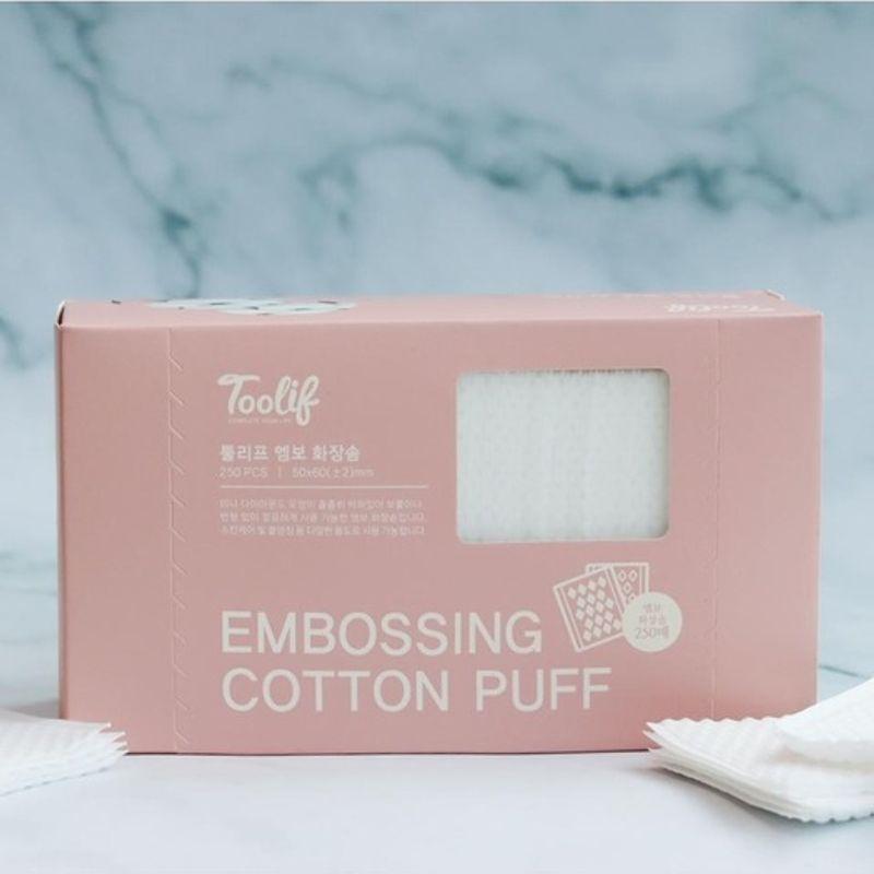 Toolif Embo Cotton Pads 250P 001_Tulip Embo Cotton Pads 250P