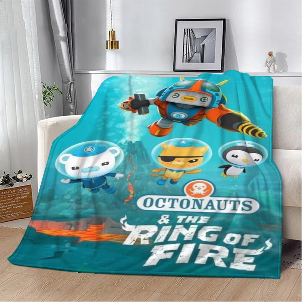 The Octonauts Thermal Blankets for Bed Blanket 150cm X 200cm Knitted Plaid Home Interior Luxury Bedding Beach Towel Throw Knee &