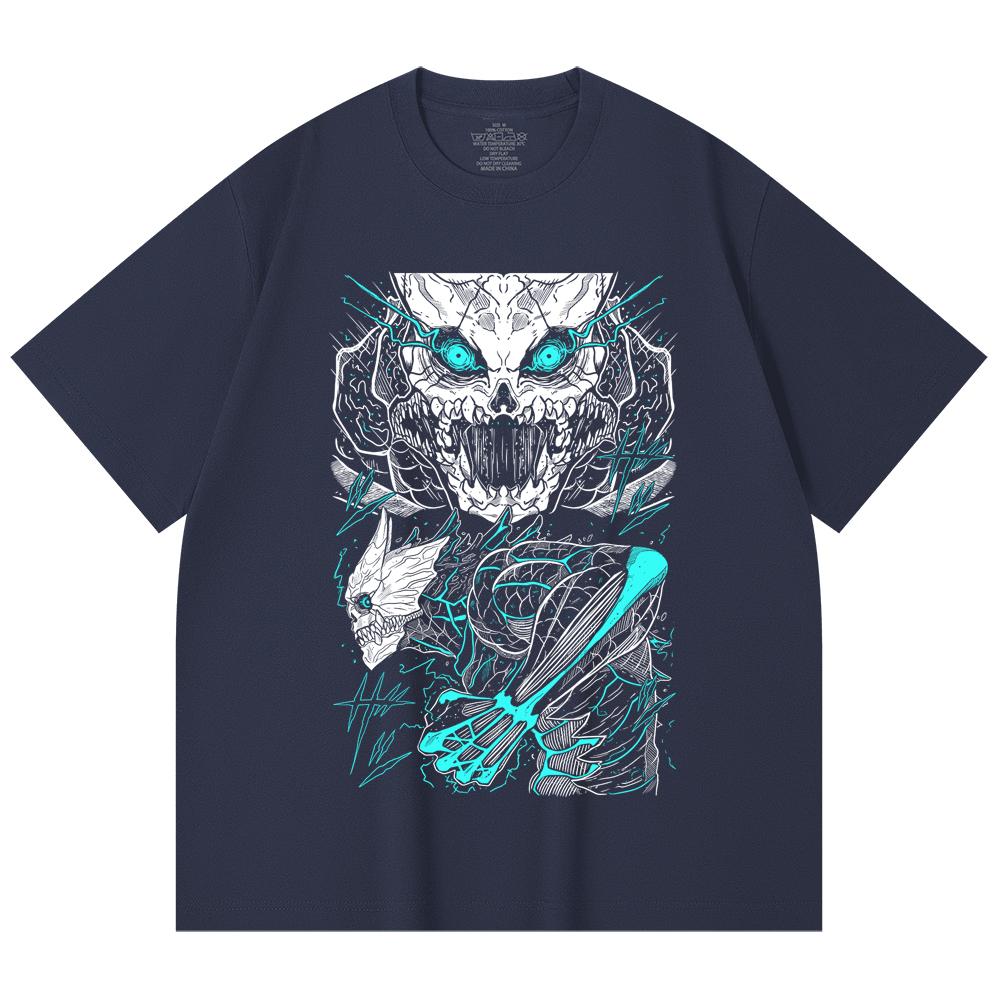 230 Gsm 100% Cotton Kaiju No 8 V2 Print Unisex Heavy Cotton T Shirt