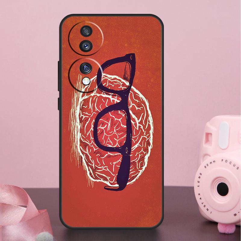 Brain Art Case For Honor 400 Pro 200 50 70 90 X9a X9b X9c X9d X8b X8c Win Magic 7 Lite 5 6 8 Pro Cover