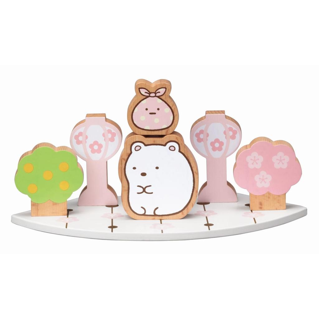 Hina Sumikkogurashi Wooden Hina Sumikkogurashi Doll Festival Wooden Building Cute Dolls, Dolls, Set, Blocks,