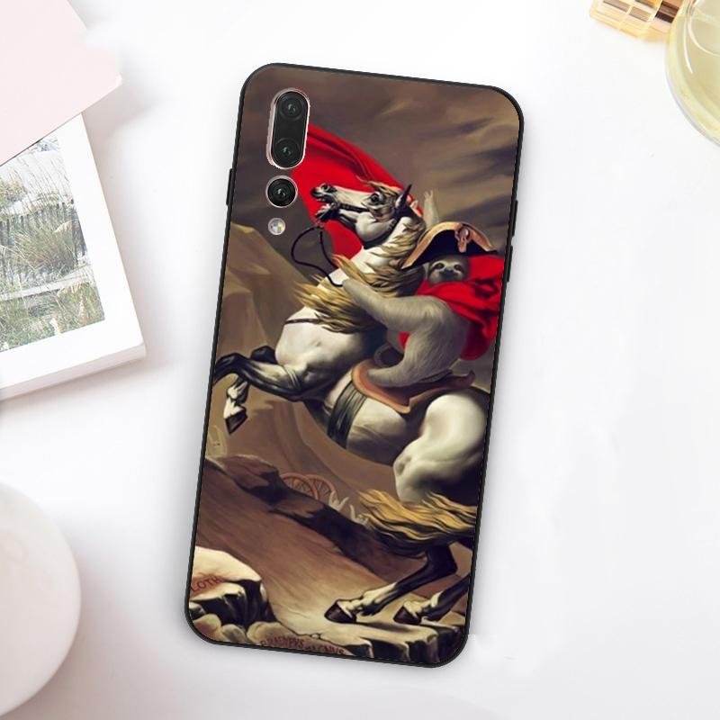Funny Sloth For Huawei Nova Y73 Y72 Y90 Y70 Y60 Y91 Y61 12s 12i 11i 8i 9 10 SE P60 P30 Pro P40 Lite Case
