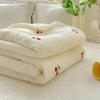 Class A Double Layer Crinkle Gauze Summer Quilt for Mother and Baby - Soybean Fiber, Machine Washable Air Conditioning Quilt, Perfect Gift