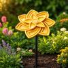 Yousheng 3D Printed Flower Bee Waterer, Garden Stake, Bee Drinking Fountain Outdoor Decor, Open Anti-Drowning Trough, 2-in-1 Ornament To Attract