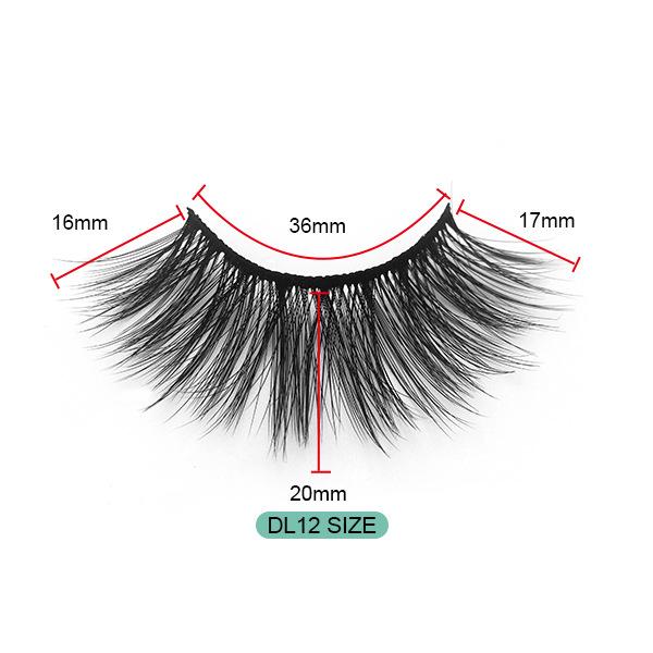 6D Chemical Fiber False Eyelashes 8 Pairs Of Simulated Thick Natural Thick Grafted Eyelashes
