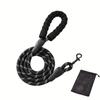 LUNAMO Dog Leash Thick and Reduces Hand Reflective Material for Nighttime Simple Medium To Large Dogs 1.5m, Durable, Strain, Training, Use, Design,