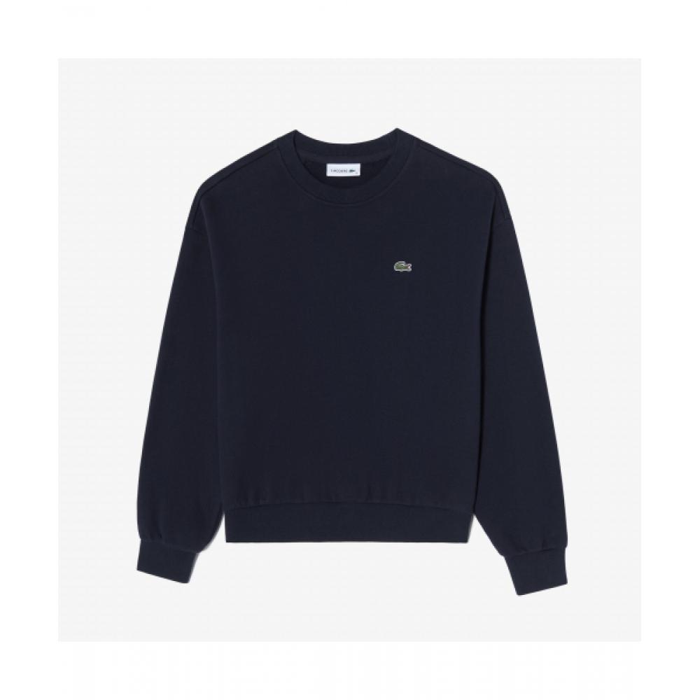 

LacoSte Женская базовая толстовка с круглым вырезом [темно-синий] 038