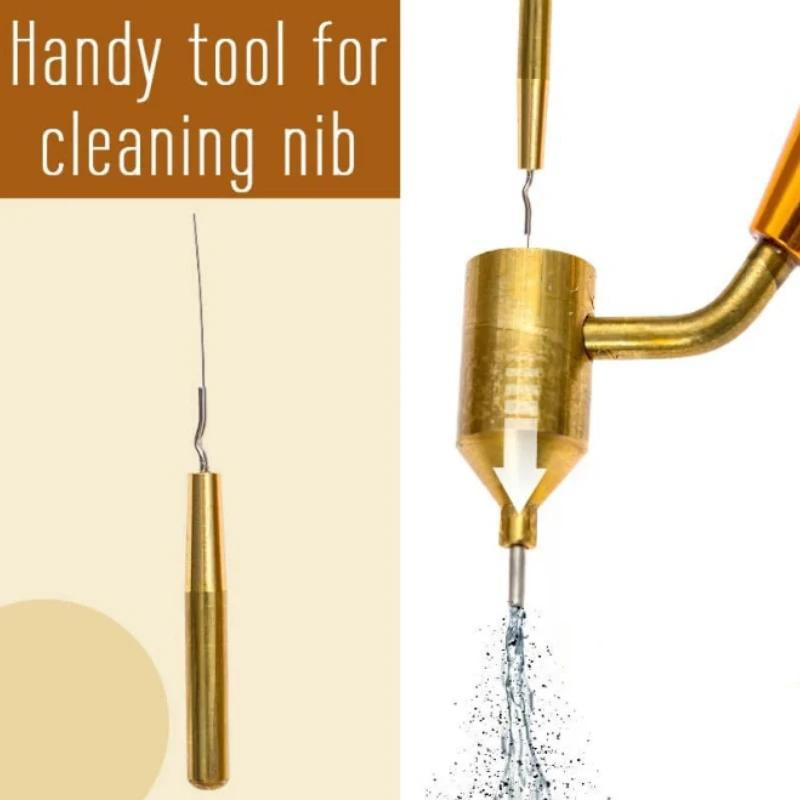 Detailing Fine Line Fluid Writer Paint Applicator Pen,Gold Construction Slanting Tip Perfect for Rock Chips and Scratch Repair