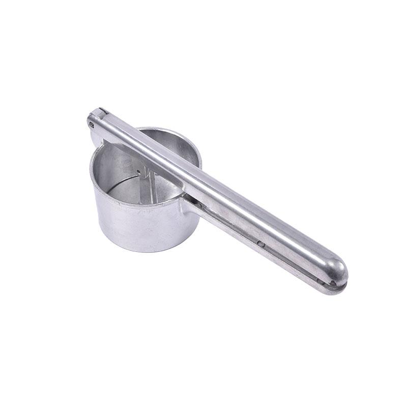 Kitchen Gadgets Fruit Juicer Multifunctional Aluminum Alloy Potato Press for Home серебряный