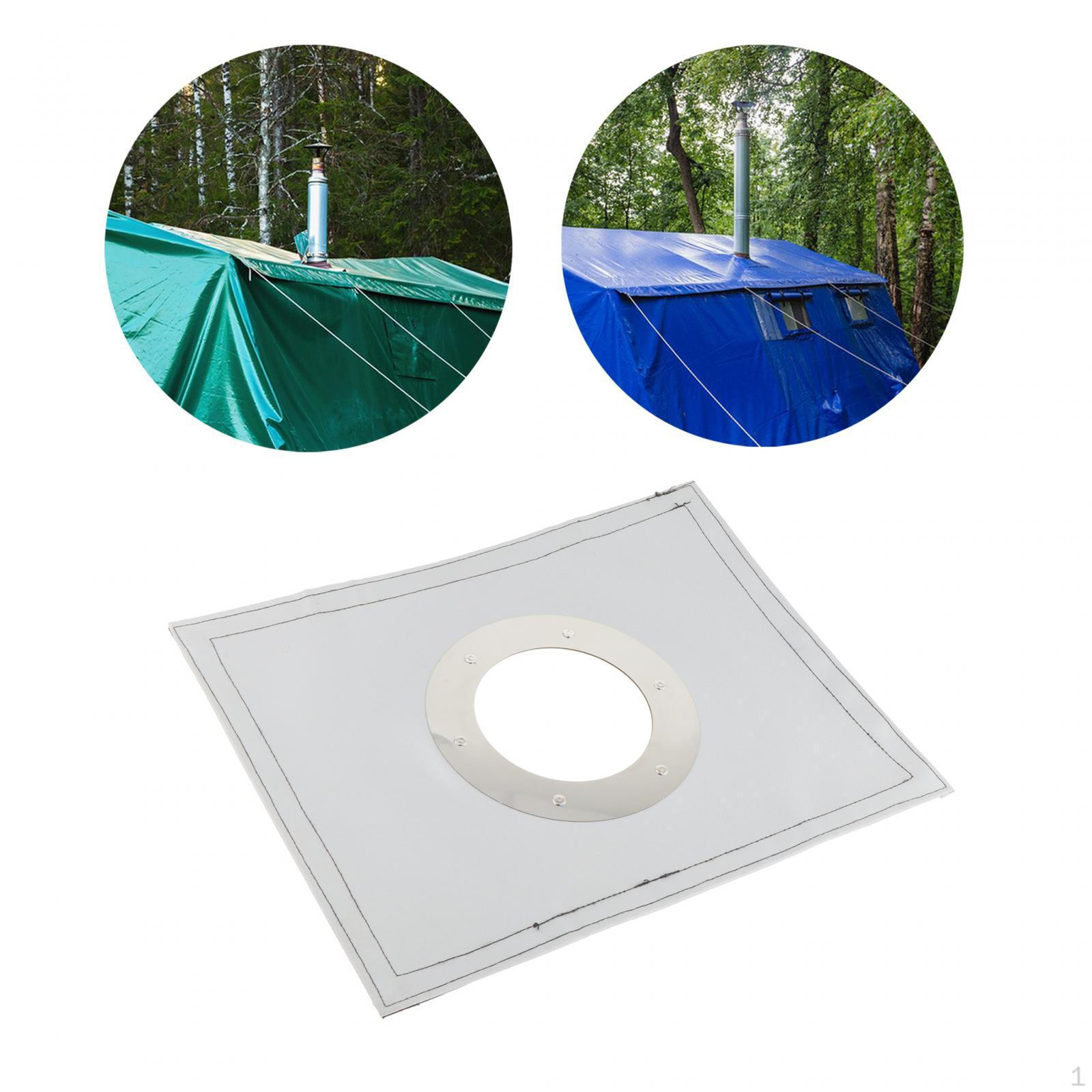 

Защитный клапан для дымохода палаточного котла, Прочная защита вентиляционного отверстия дымовой трубы, Огнестойкая защита для льда 11cm
