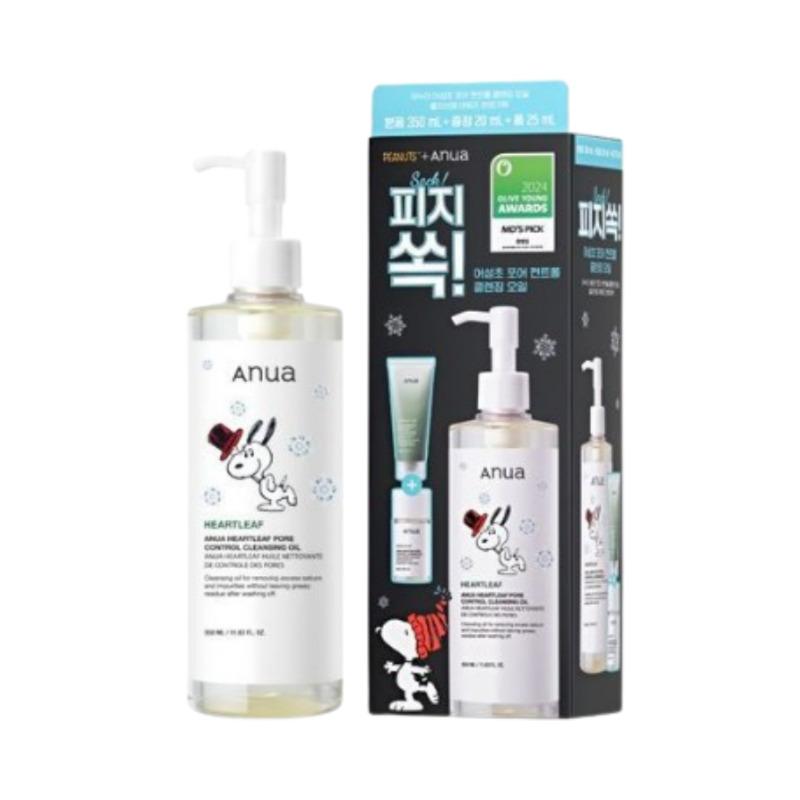 Anua Houttuynia Pore Control Cleansing Oil 350ml + 20ml Oil, Awards Limited Edition (+ Foam 25ml)