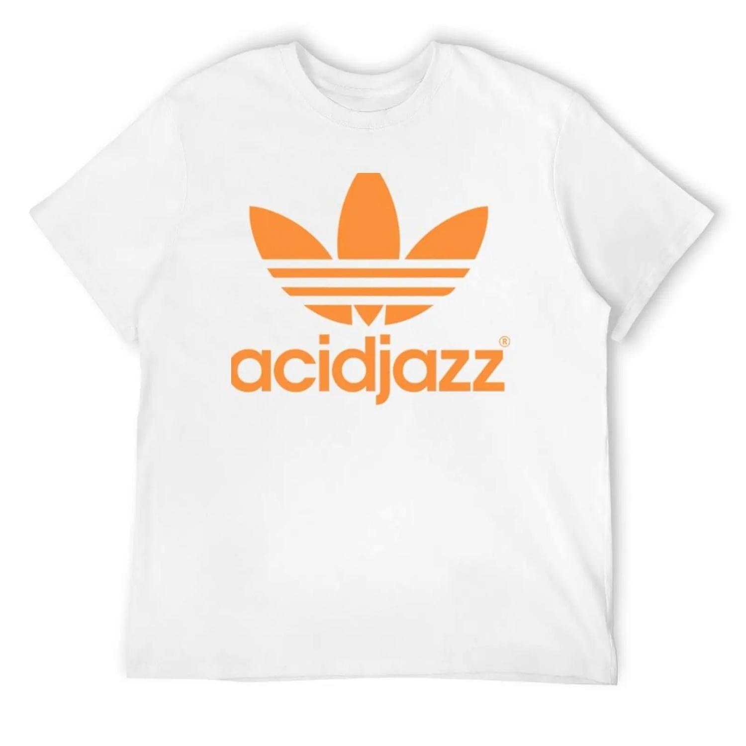 Acid Jazz - orange logo Classic T-Shirt T-Shirt custom t shirt oversize t-shirts man custom shirt topping mens t shirts S